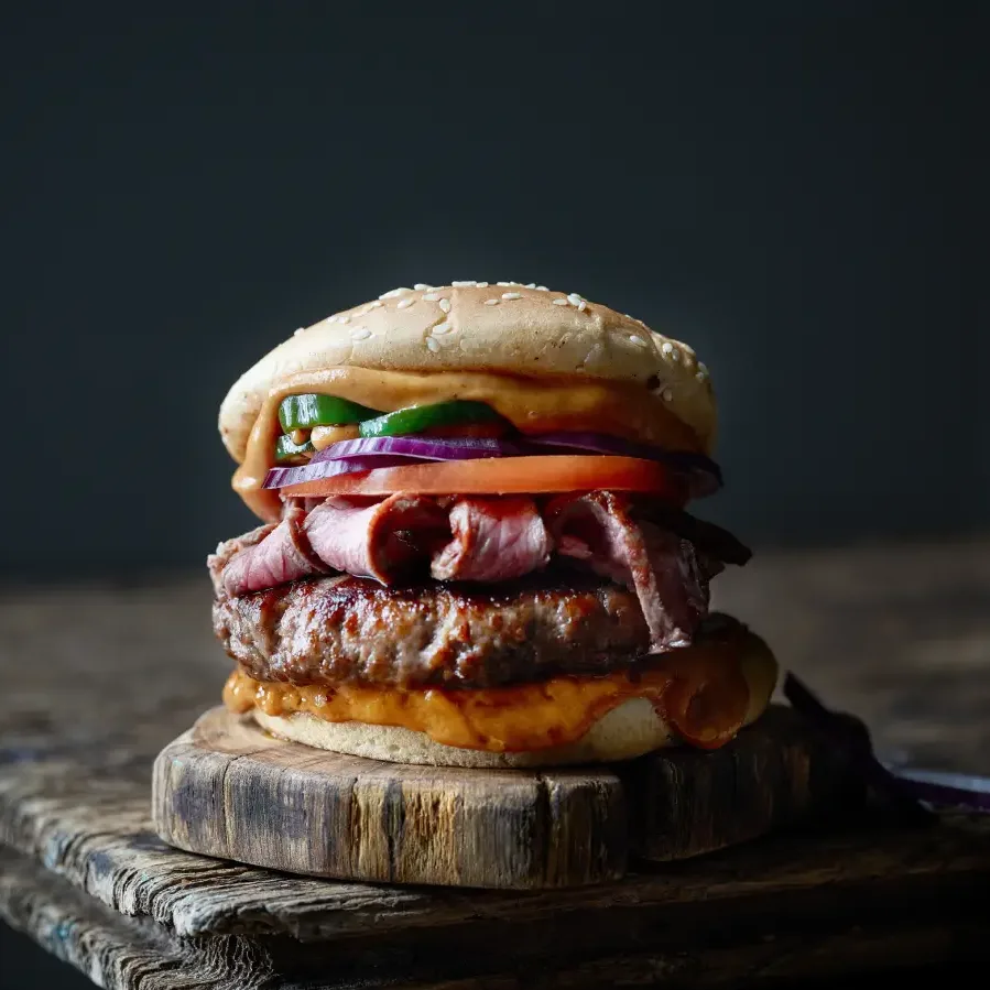 Hamburguesa BBQ Bacon